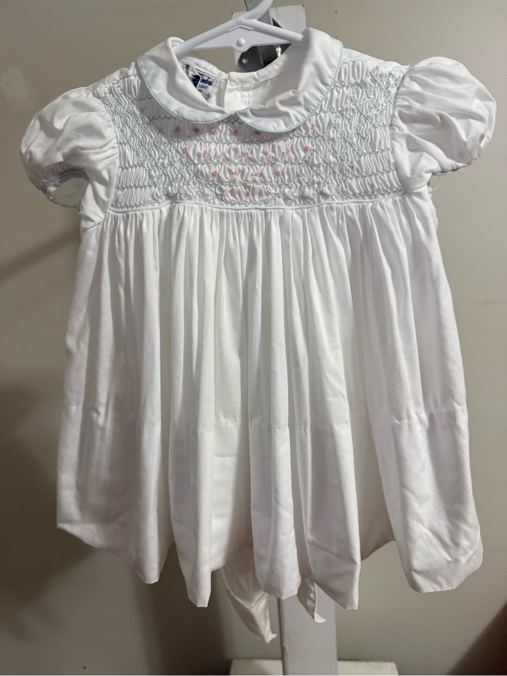 Vintage Polly Flinders Hand Smocked Dress